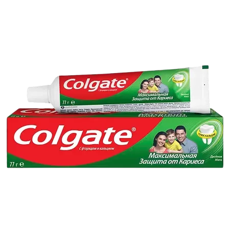 Colgate Максимальная защита от кариеса Двойная мята Паста в Казахстане, интернет-аптека Рокет Фарм