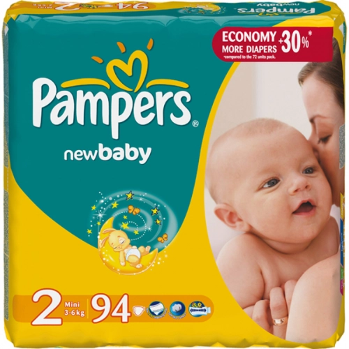 Подгузники Памперс Pampers New Baby-Dry Newborn (3-6кг) Подгузники в Казахстане, интернет-аптека Aurma.kz