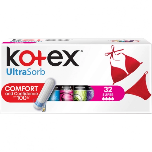 Тампоны Kotex Super  в Казахстане, интернет-аптека Aurma.kz