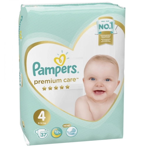 Подгузники Pampers Premium Care 4 (9-14 кг)  в Казахстане, интернет-аптека Aurma.kz