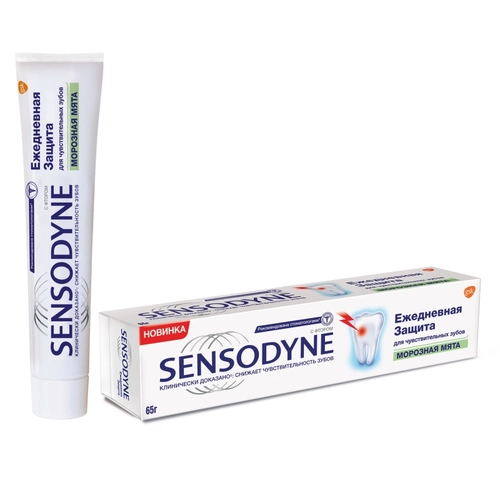 Паста зубная Сенсодин Sensodyne Ежедневная защита Паста в Казахстане, интернет-аптека Рокет Фарм