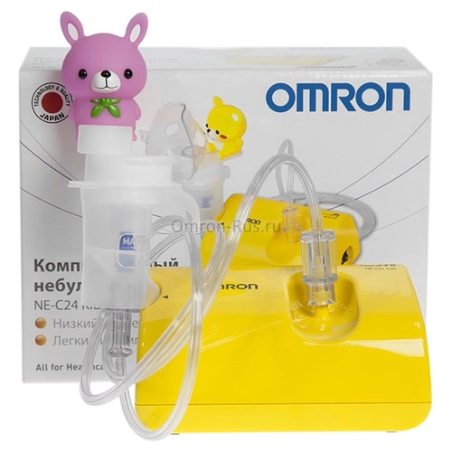 Ингалятор Omron CompAir NE-C24 Kids (NE-C801S-KDRU) Ингаляторы в Казахстане, интернет-аптека Рокет Фарм