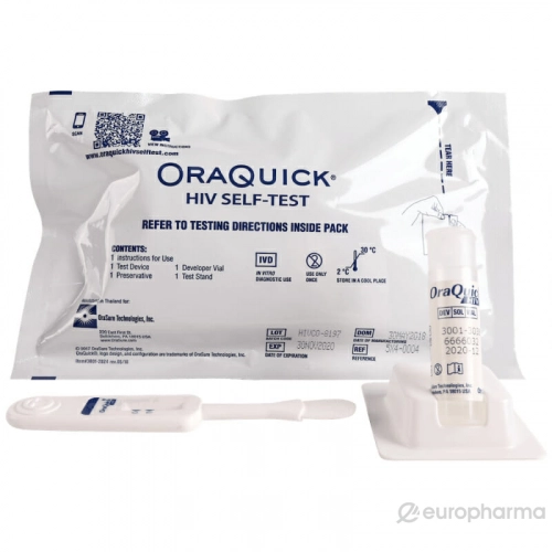 Набор для самотестирования на ВИЧ OraQuick HIV Self-Test  в Казахстане, интернет-аптека Aurma.kz