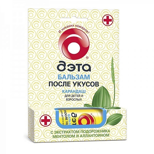 Дэта Бальзам карандаш-гель После укусов для детей и взрослых  Карандаш в Казахстане, интернет-аптека Рокет Фарм