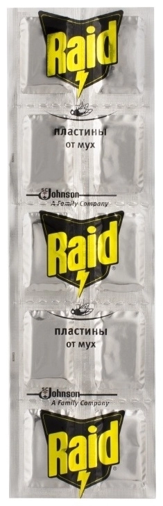 Raid пластины от мух  в Казахстане, интернет-аптека Aurma.kz