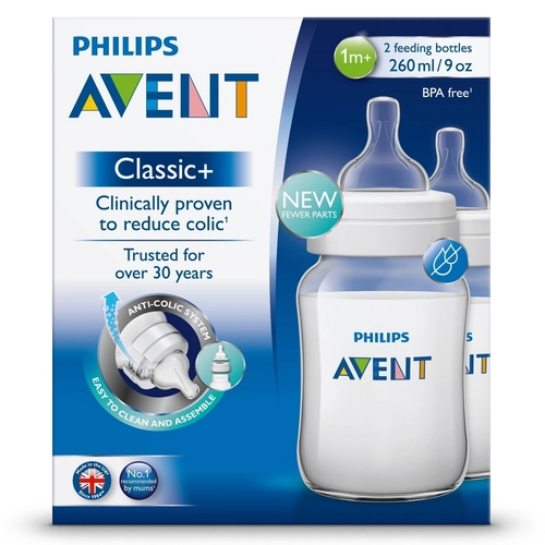 Бутылочка Авент Avent Classic 260мл SCF563/27 Бутылочки в Казахстане, интернет-аптека Рокет Фарм