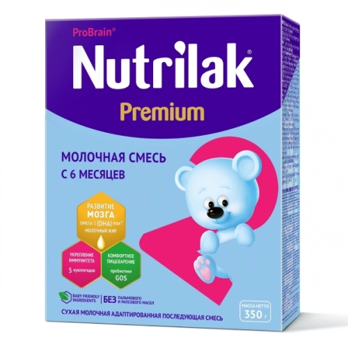 Nutrilak Premium 2 с 6-12 месяцев Смесь молочная  в Казахстане, интернет-аптека Aurma.kz