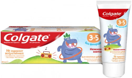 Colgate нежная мята с 3-5 лет Паста в Казахстане, интернет-аптека Aurma.kz