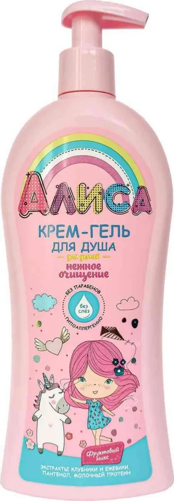 Алиса крем-гель для душа Нежное очищение фруктовый микс  в Казахстане, интернет-аптека Aurma.kz
