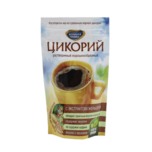 Цикорий растворимый порошкообразный с экстрактом женьшеня Клетчатка в Казахстане, интернет-аптека Aurma.kz