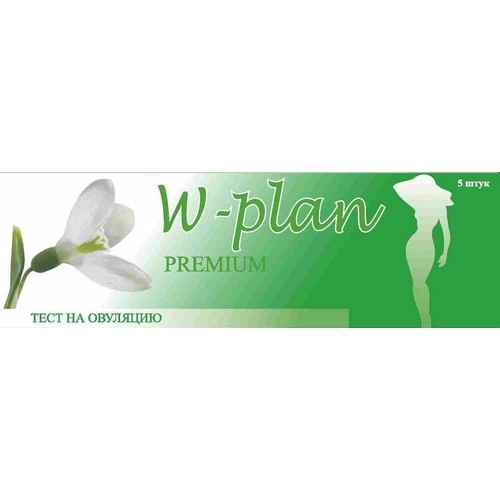 Тест для определения овуляции W-Plan Premium  в Казахстане, интернет-аптека Aurma.kz