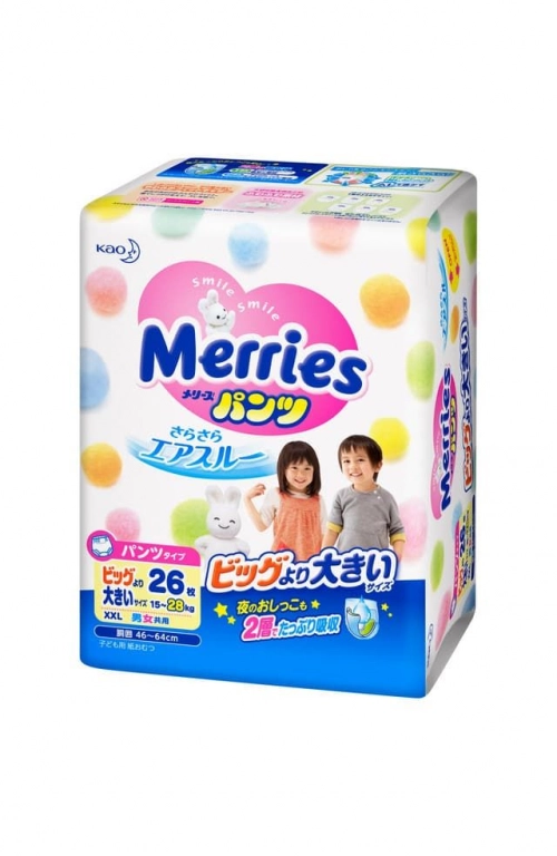Подгузники Merries XXL (15-28 кг)  в Казахстане, интернет-аптека Aurma.kz
