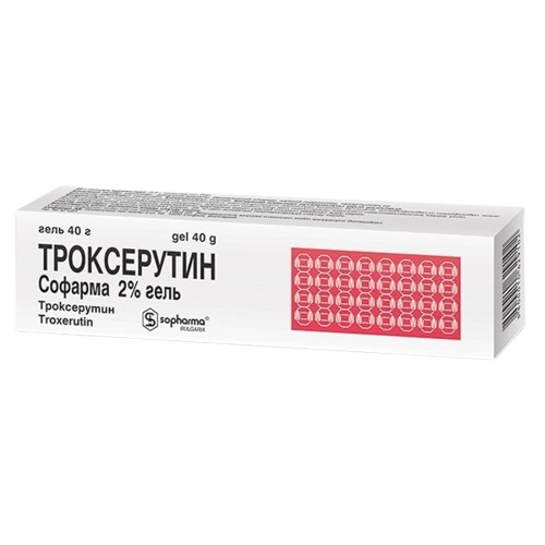 Троксерутин Софарма Гель в Казахстане, интернет-аптека Aurma.kz