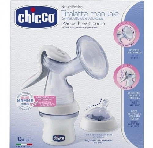 Молокоотсос Chicco Natfeeling Step Up ручной Молокоотсосы в Казахстане, интернет-аптека Рокет Фарм