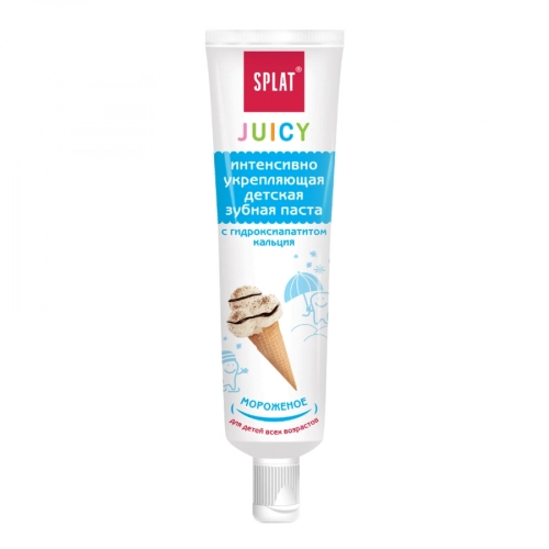 Детская зубная паста Splat Juicy мороженое  в Казахстане, интернет-аптека Aurma.kz