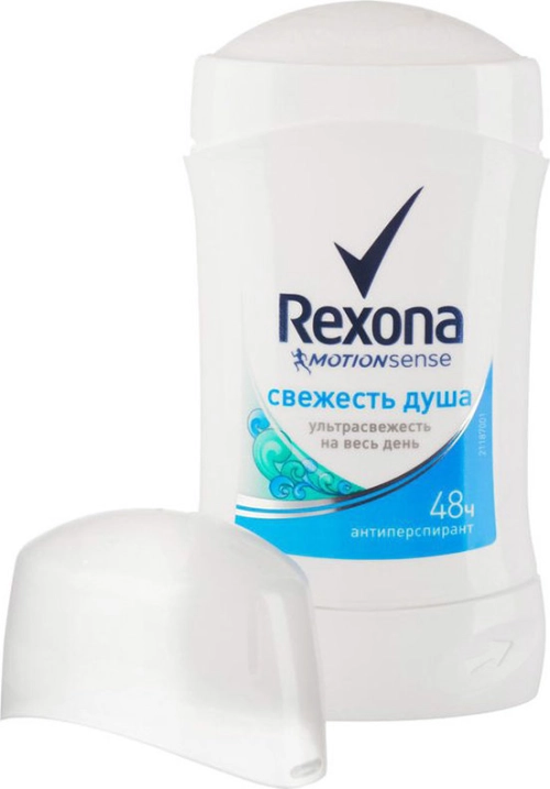 Антиперспирант 40 мл карандаш Rexona свежесть душа  в Казахстане, интернет-аптека Aurma.kz