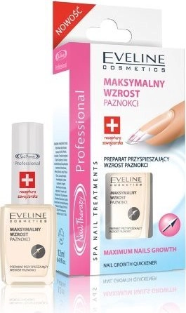 Лечебный лак Eveline Nail Therapy Ускорение роста ногтей  в Казахстане, интернет-аптека Aurma.kz