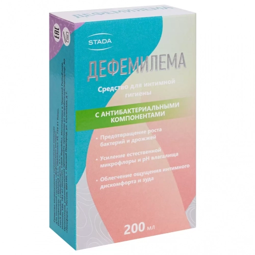 Дефемилема с антибактериальными компонентами Гель в Казахстане, интернет-аптека Aurma.kz