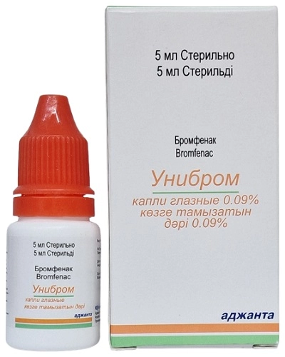 Унибром 0,09% Капли в Казахстане, интернет-аптека Рокет Фарм