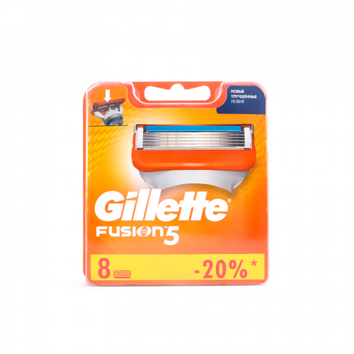 GILLETTE Каcсета Fusion 8 шт.  в Казахстане, интернет-аптека Aurma.kz