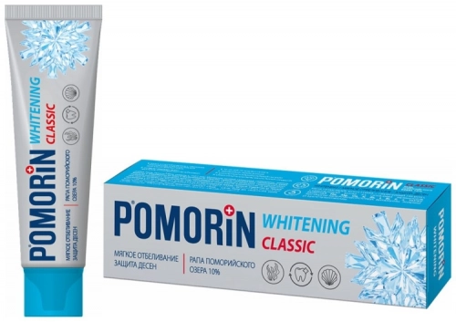 Зубная паста Рomorin Classic мягкое отбеливание   в Казахстане, интернет-аптека Aurma.kz