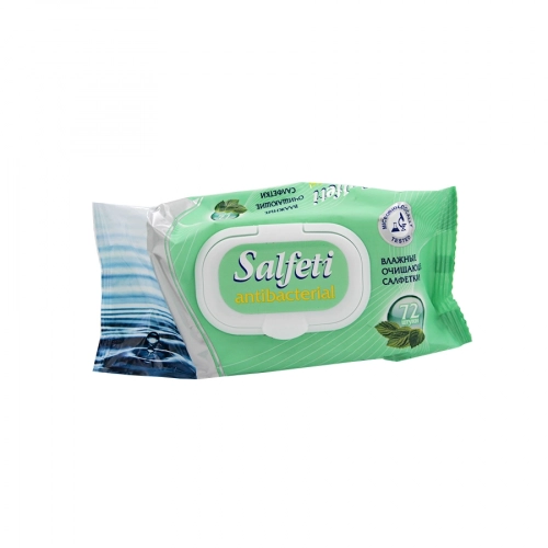 Влажные салфетки Salfeti Antibacterial очищающие в Казахстане, интернет-аптека Aurma.kz