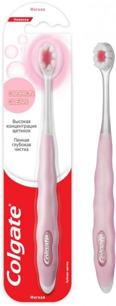 Colgate Cushon Clean Щетка в Казахстане, интернет-аптека Рокет Фарм