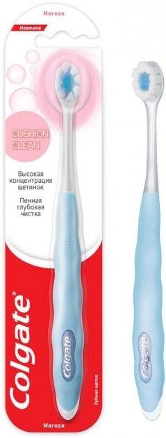 Colgate Cushon Clean Щетка в Казахстане, интернет-аптека Рокет Фарм