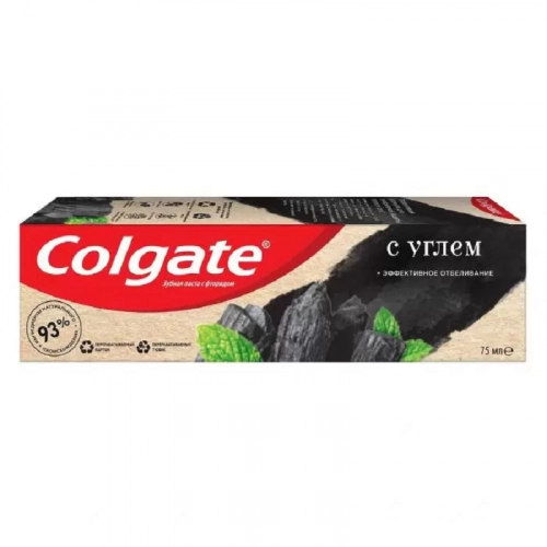 Colgate с углем  Паста в Казахстане, интернет-аптека Рокет Фарм