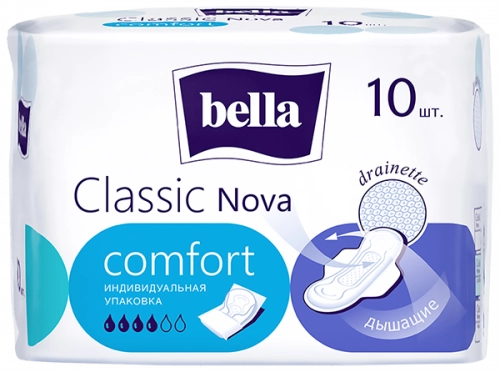 BELLA CLASSIC Прокладки гигиенические Nova Comfort  в Казахстане, интернет-аптека Aurma.kz