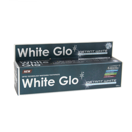 WHITE GLO Паста зубная отбеливающая мгновенное отбеливание100гр  в Казахстане, интернет-аптека Aurma.kz