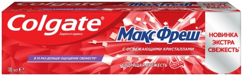 Colgate МаксФреш Бодрящая свежесть  Паста в Казахстане, интернет-аптека Aurma.kz