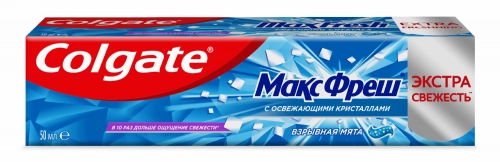 Colgate МаксФреш Взрывная Мята Паста в Казахстане, интернет-аптека Aurma.kz