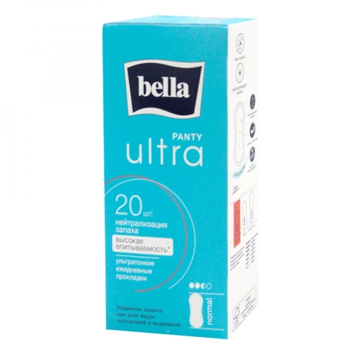 Прокладки ежедневные Bella Panty Ultra Normal  в Казахстане, интернет-аптека Aurma.kz