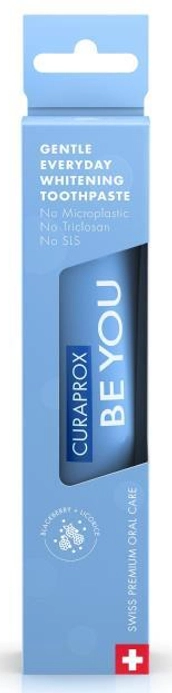 Curaprox Be You Паста зубная Отбеливающая ежевика и лакрица с 3-х лет  в Казахстане, интернет-аптека Aurma.kz