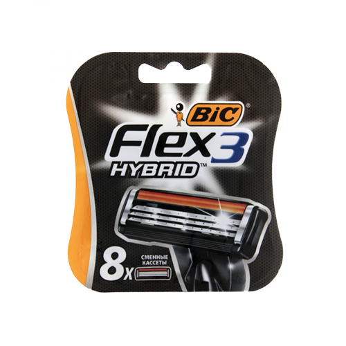 BIC Бритва Flex3 Hybrid  8  в Казахстане, интернет-аптека Aurma.kz