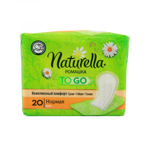 NATURELLA Прокладки ежедневные Camomile TO GO Нормал 20шт  в Казахстане, интернет-аптека Aurma.kz