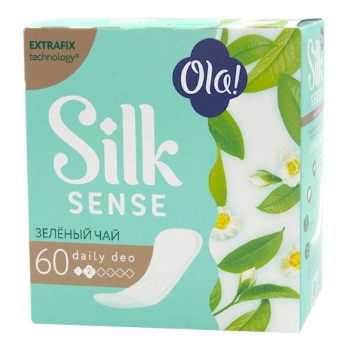 Ежедневные прокладки OLA Silk Sense (зеленый чай)  в Казахстане, интернет-аптека Aurma.kz