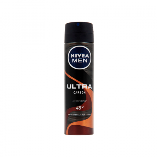 NIVEA MEN Антиперспирант спрей ULTRA CARBON 48ч 150мл  в Казахстане, интернет-аптека Рокет Фарм