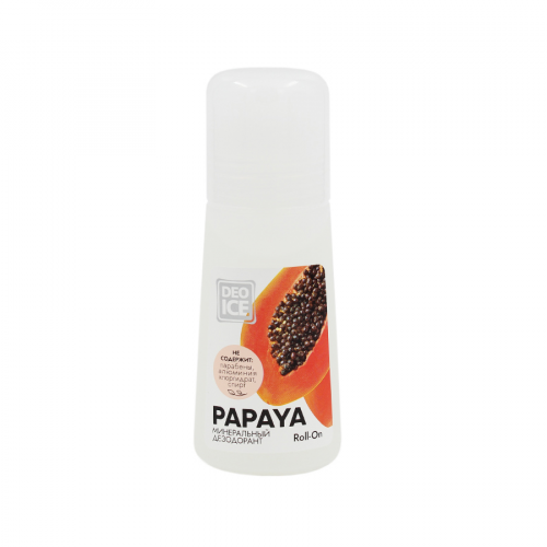 DEO ICE Дезодорант минеральный Papaya 65гр  в Казахстане, интернет-аптека Рокет Фарм