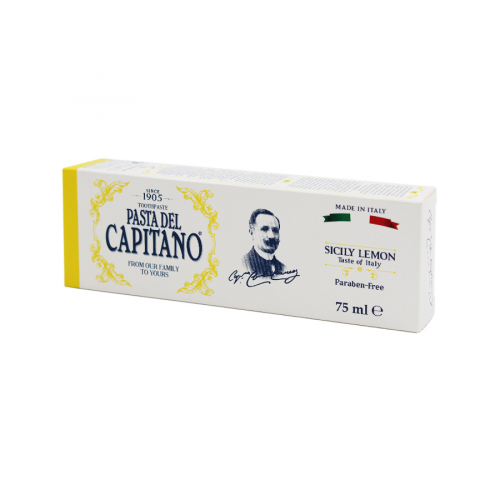 PASTA DEL CAPITANO Зубная паста Sicily lemon 100мл  в Казахстане, интернет-аптека Рокет Фарм