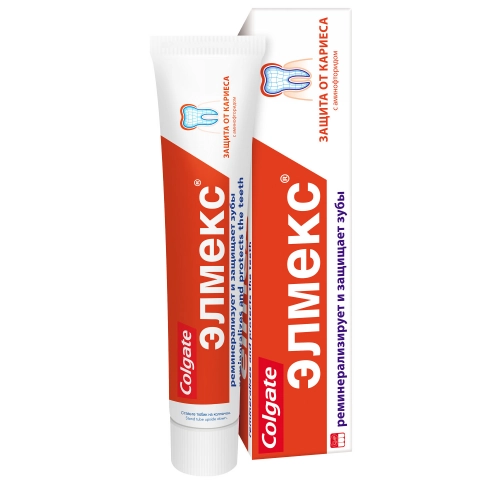 Colgate Elmex Защита от кариеса  Паста в Казахстане, интернет-аптека Aurma.kz