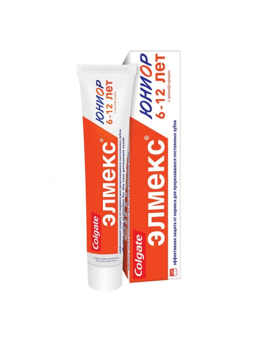 Colgate Elmex Юниор 6-12 лет Паста в Казахстане, интернет-аптека Aurma.kz