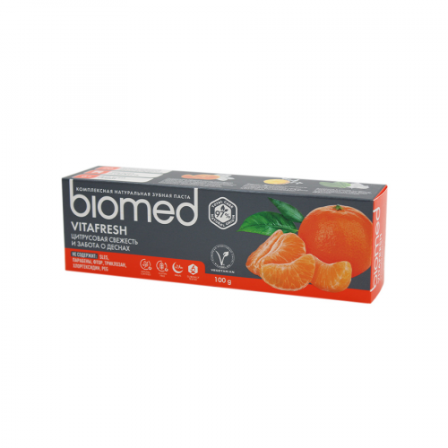 BIOMED паста зубная Vitafresh 100гр  в Казахстане, интернет-аптека Рокет Фарм