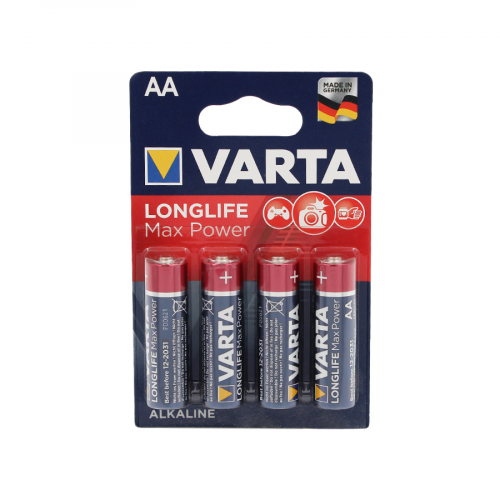 VARTA Батарейка Longlife Max Power LR6/AA/1.5V(4шт)  в Казахстане, интернет-аптека Рокет Фарм