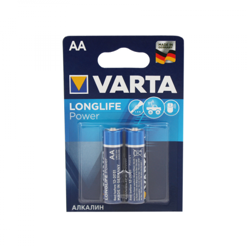 VARTA Батарейка High Energy LL Power Mignon 1.5V-LR06/AA 2шт  в Казахстане, интернет-аптека Рокет Фарм