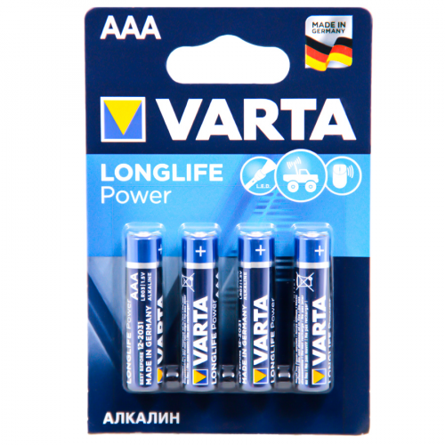 VARTA Батарейка High Energy LL Power Micro 1.5V-LR03/AAA 4шт  в Казахстане, интернет-аптека Рокет Фарм