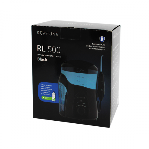 REVYLINE Ирригатор полости рта RL500 Black  в Казахстане, интернет-аптека Рокет Фарм