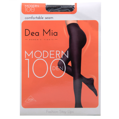 DEA MIA MODERN 100den Колготки 4 Черный  в Казахстане, интернет-аптека Рокет Фарм