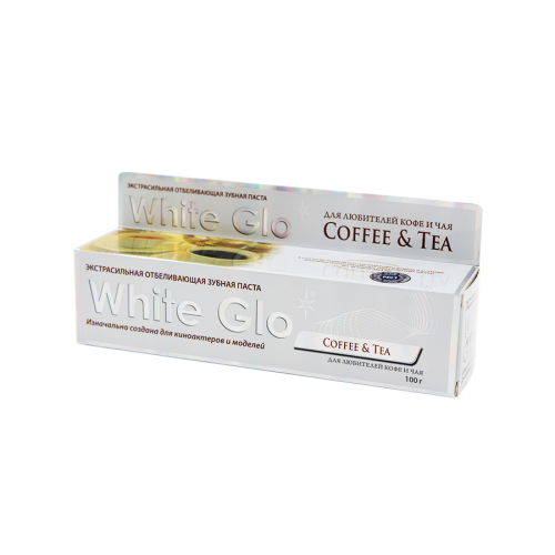 WHITE GLO Паста зубная Coffee Tea 100мл  в Казахстане, интернет-аптека Aurma.kz